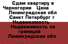 Сдам квартиру в Черногории › Цена ­ 5 000 - Ленинградская обл., Санкт-Петербург г. Недвижимость » Недвижимость за границей   . Ленинградская обл.